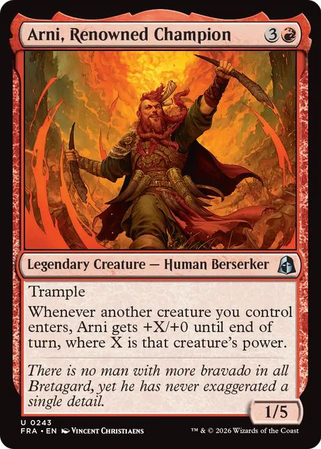 Magic: The Gathering - Arni, Renowned Champion - Reality Fracture