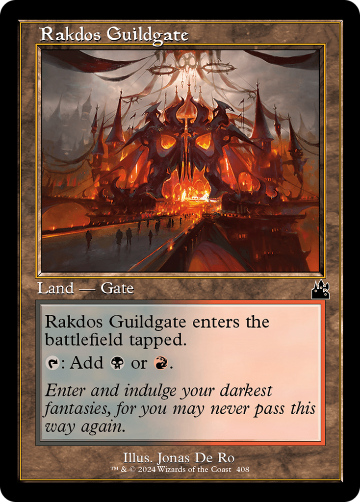 Magic: The Gathering - Rakdos Guildgate Foil - Ravnica Remastered
