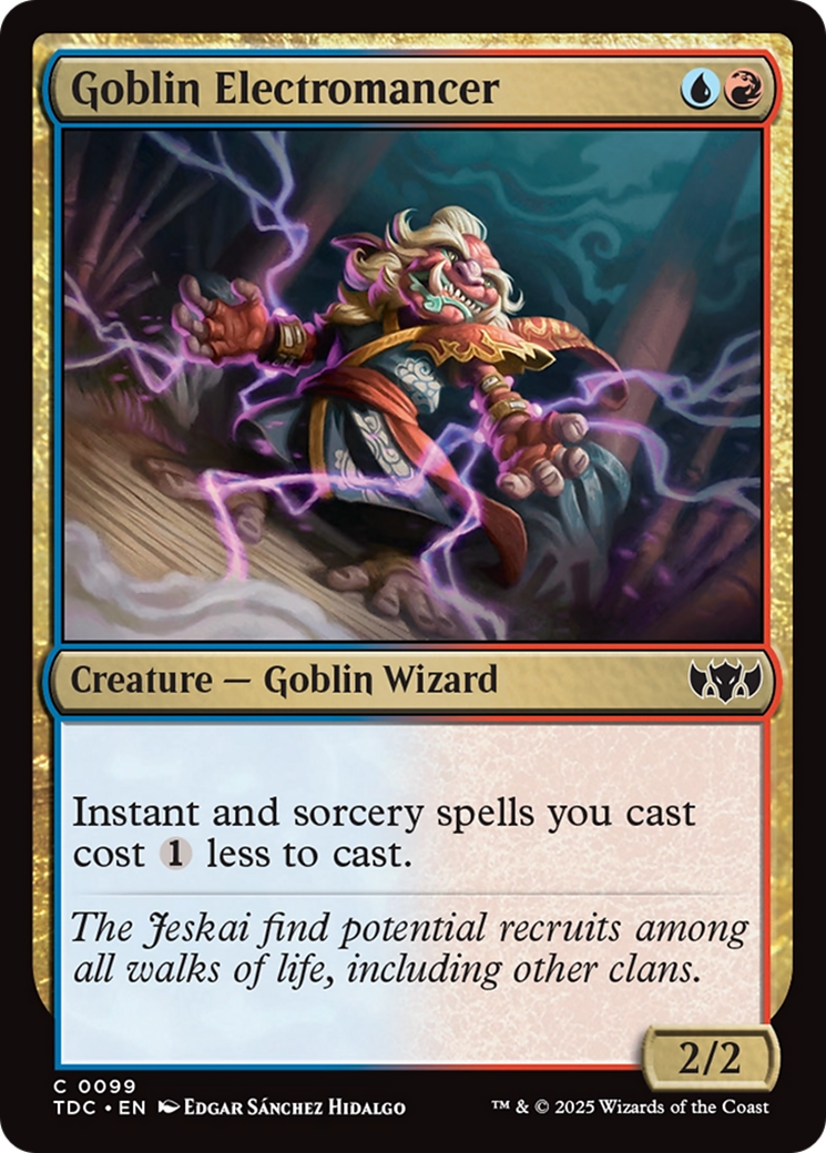 Magic: The Gathering - Goblin Electromancer - Tarkir: Dragonstorm Commander