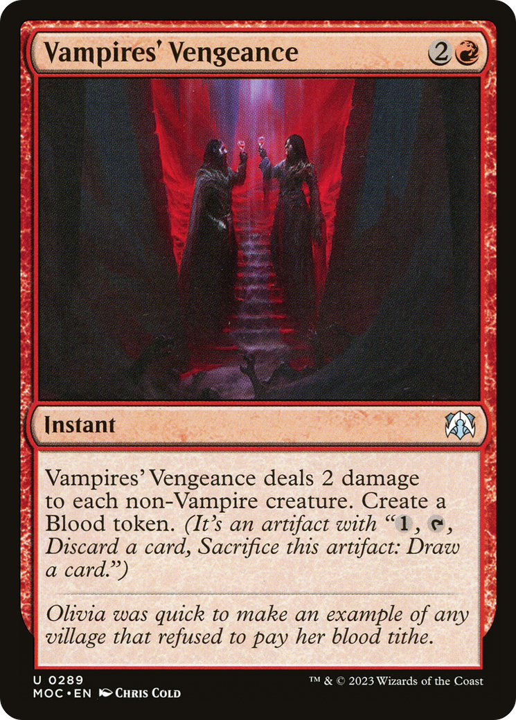 Magic: The Gathering - Vampires' Vengeance - March of the Machine Commander