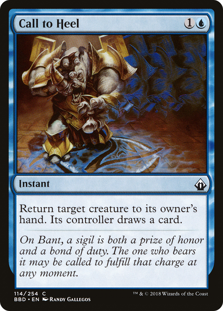 Magic: The Gathering - Call to Heel Foil - Battlebond