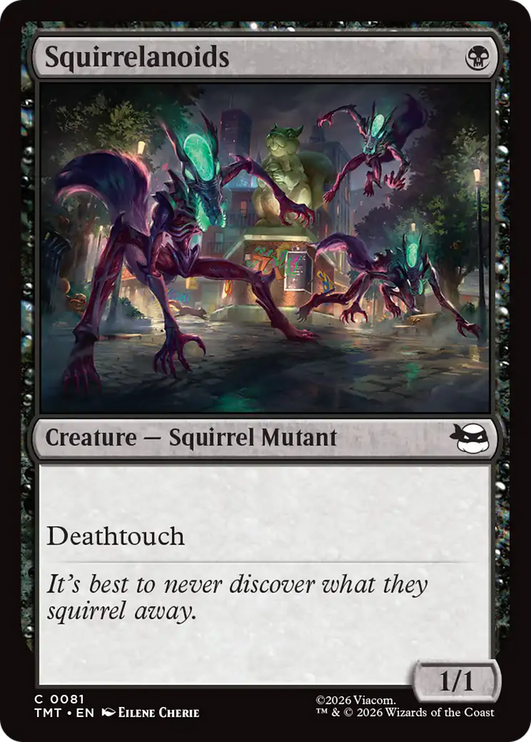Magic: The Gathering - Squirrelanoids - Teenage Mutant Ninja Turtles