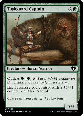 Magic: The Gathering - Tuskguard Captain - Commander Masters