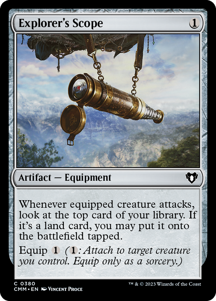 Magic: The Gathering - Explorer's Scope Foil - Commander Masters