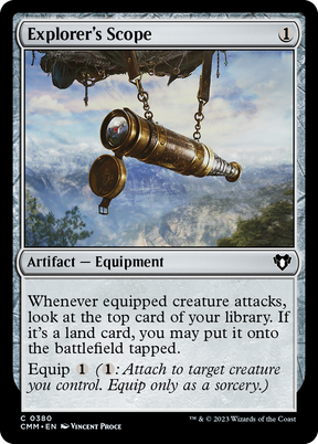 Magic: The Gathering - Explorer's Scope Foil - Commander Masters