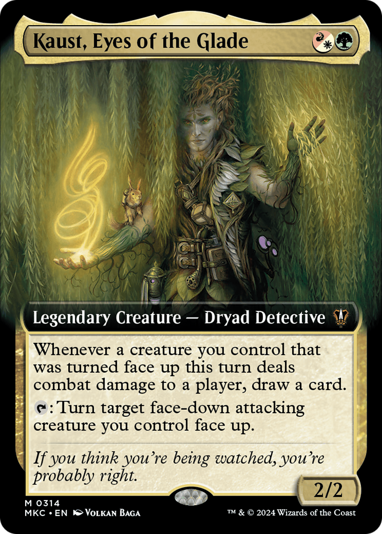 Magic: The Gathering - Kaust, Eyes of the Glade Foil - Murders at Karlov Manor Commander