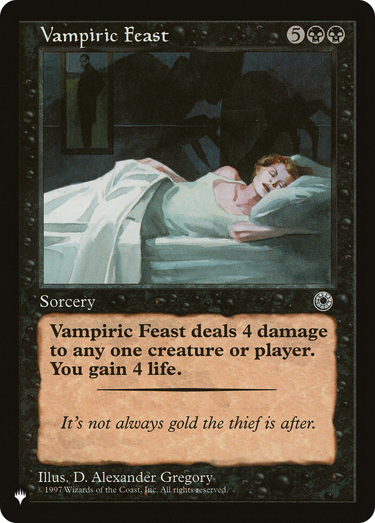 Magic: The Gathering - Vampiric Feast - The List