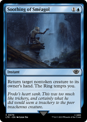 Magic: The Gathering - Soothing of Sméagol Foil - The Lord of the Rings: Tales of Middle-earth