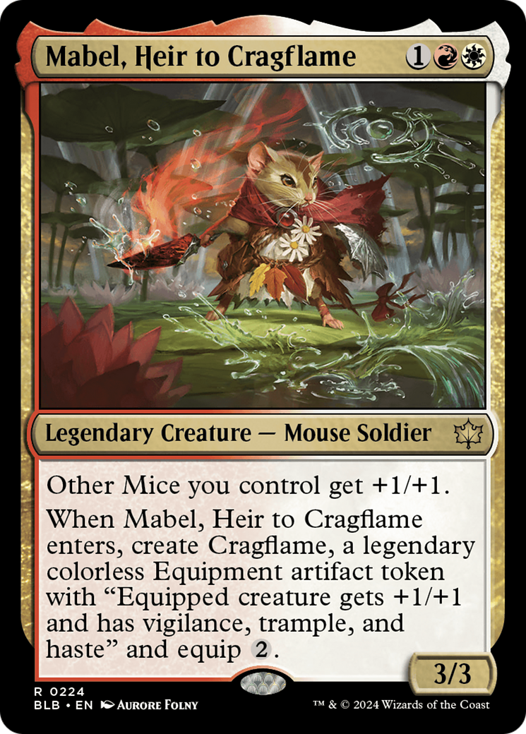 Magic: The Gathering - Mabel, Heir to Cragflame Foil - Bloomburrow