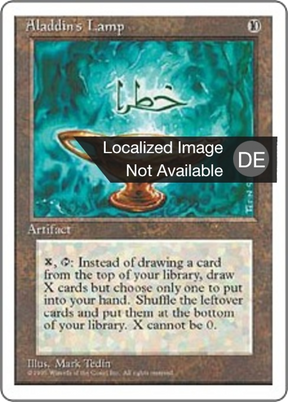 Magic: The Gathering - Aladins Wunderlampe - Fourth Edition