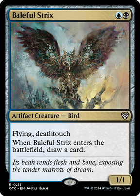 Magic: The Gathering - Baleful Strix - Outlaws of Thunder Junction Commander