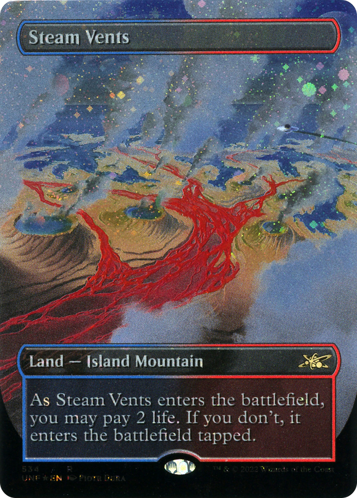 Magic: The Gathering - Steam Vents Foil - Unfinity