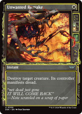 Magic: The Gathering - Unwanted Remake Foil - Duskmourn: House of Horror