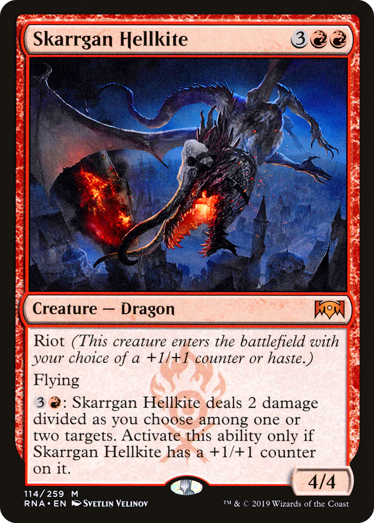 Magic: The Gathering - Skarrgan Hellkite Foil - Ravnica Allegiance