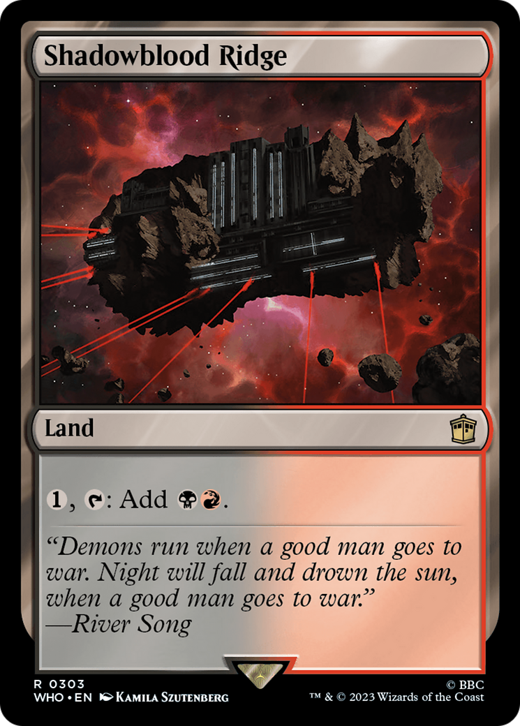 Magic: The Gathering - Shadowblood Ridge Foil - Doctor Who