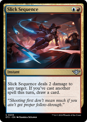 Magic: The Gathering - Slick Sequence Foil - Outlaws of Thunder Junction