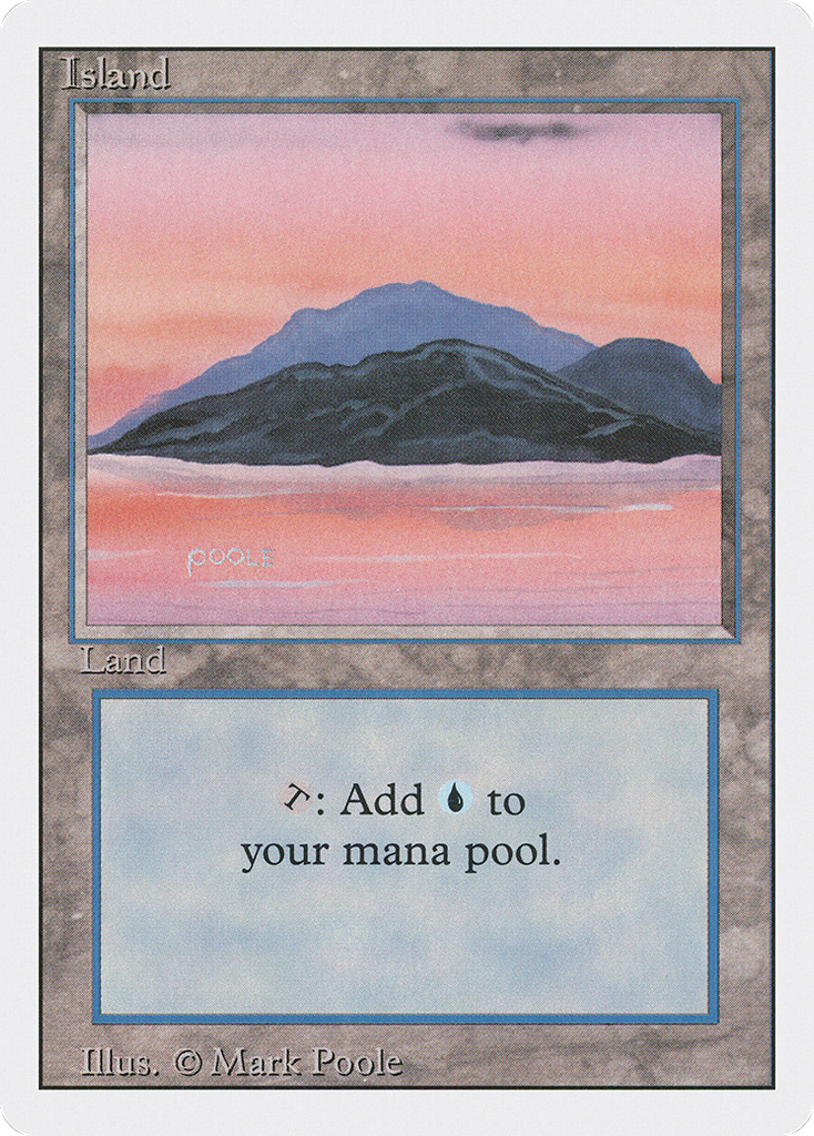 Magic: The Gathering - Island - Revised Edition