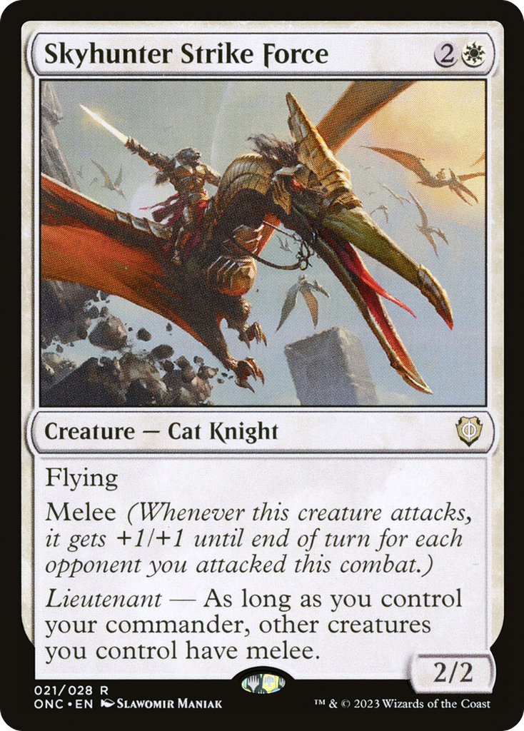 Magic: The Gathering - Skyhunter Strike Force Foil - Phyrexia: All Will Be One Commander