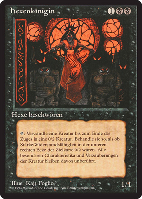 Magic: The Gathering - Hexenkönigin - Foreign Black Border