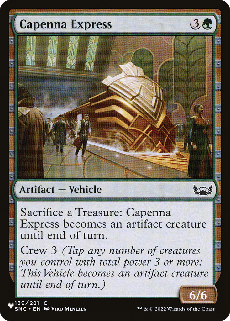 Magic: The Gathering - Capenna Express - The List