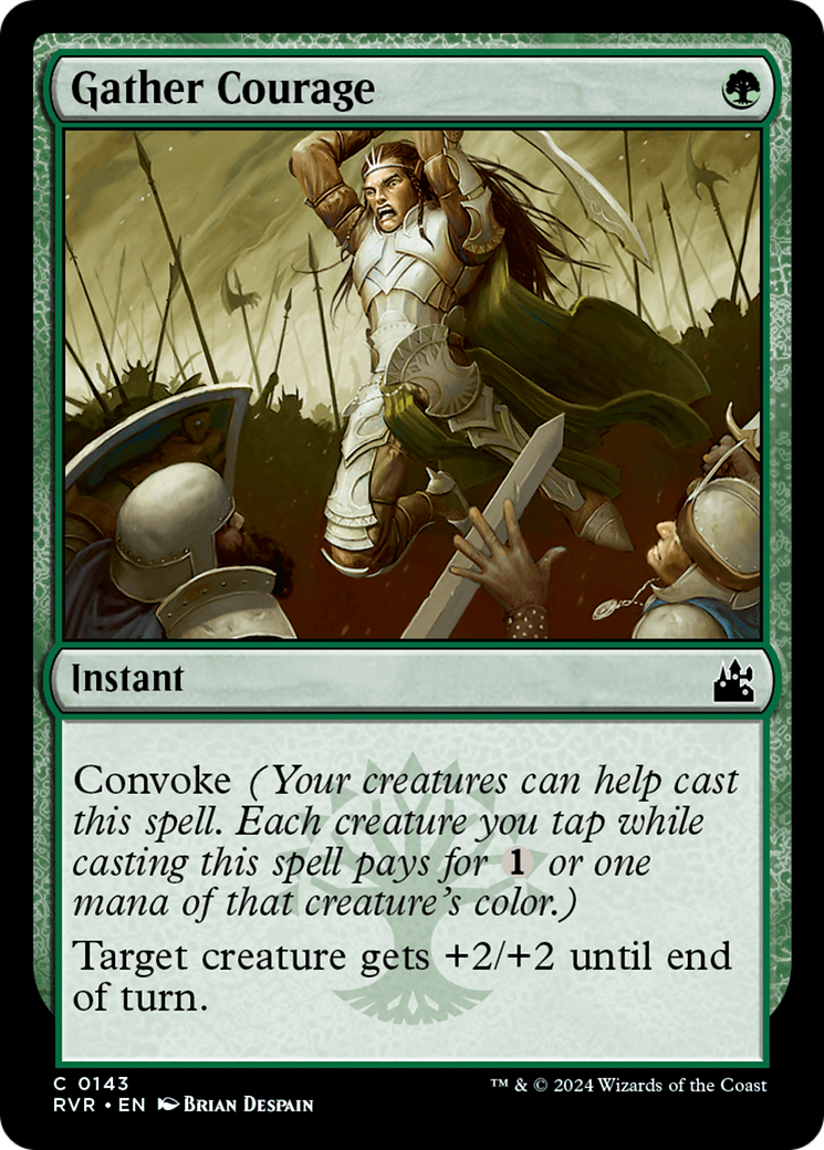 Magic: The Gathering - Gather Courage Foil - Ravnica Remastered