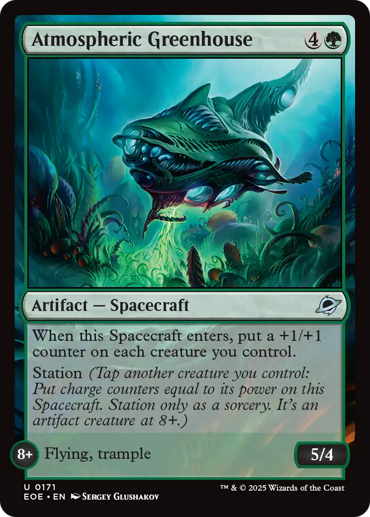Magic: The Gathering - Atmospheric Greenhouse Foil - Edge of Eternities