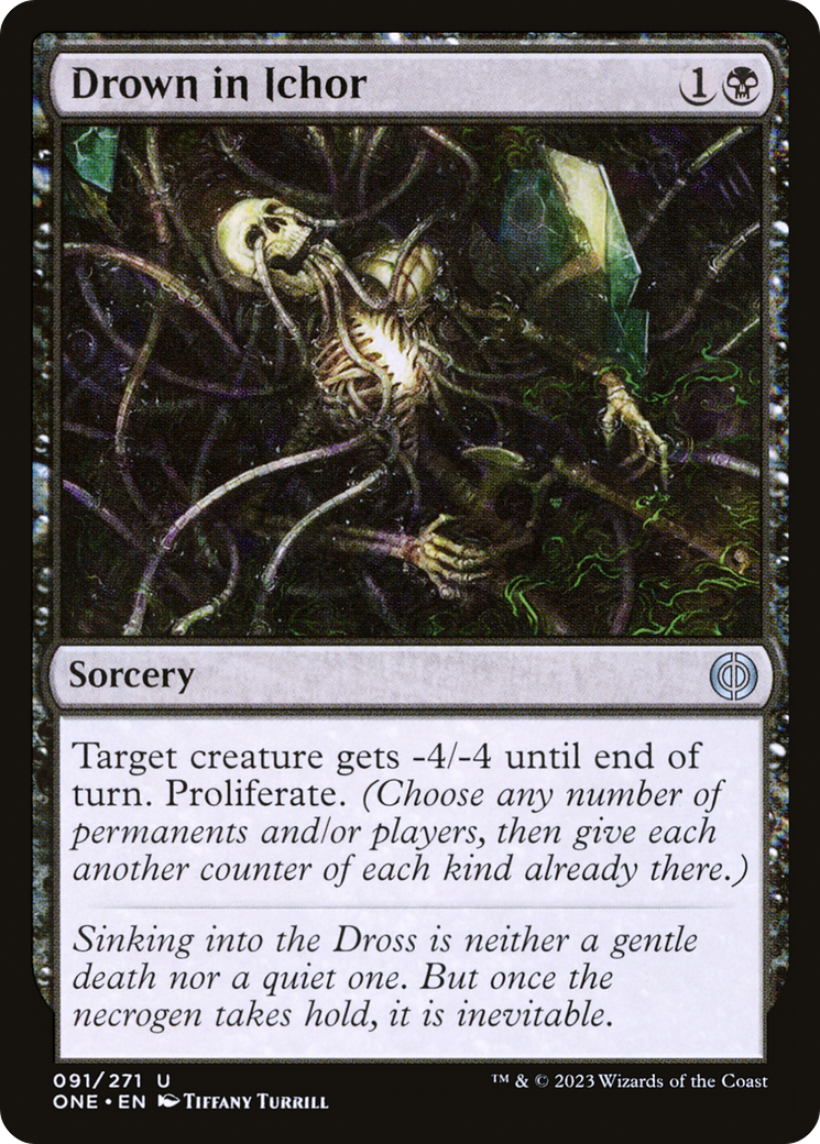 Magic: The Gathering - Drown in Ichor Foil - Phyrexia: All Will Be One