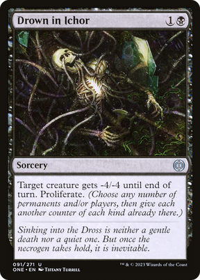Magic: The Gathering - Drown in Ichor Foil - Phyrexia: All Will Be One