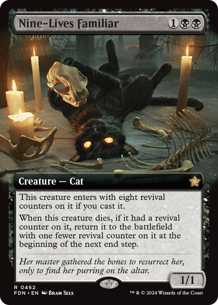 Magic: The Gathering - Nine-Lives Familiar Foil - Foundations