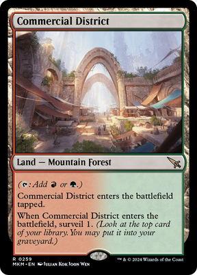 Magic: The Gathering - Commercial District - Murders at Karlov Manor