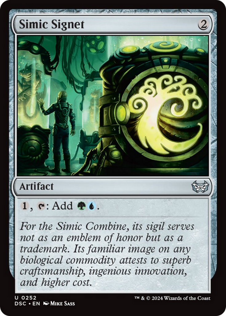 Magic: The Gathering - Simic Signet - Duskmourn: House of Horror Commander