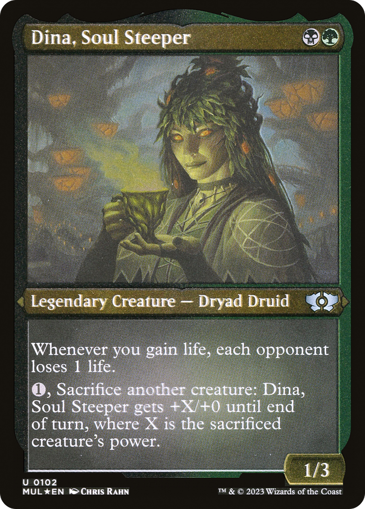 Magic: The Gathering - Dina, Soul Steeper Foil - Multiverse Legends