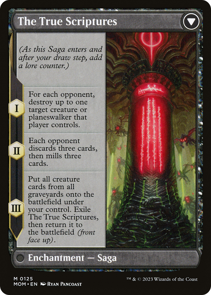 Magic: The Gathering - Sheoldred // The True Scriptures Foil - March of the Machine