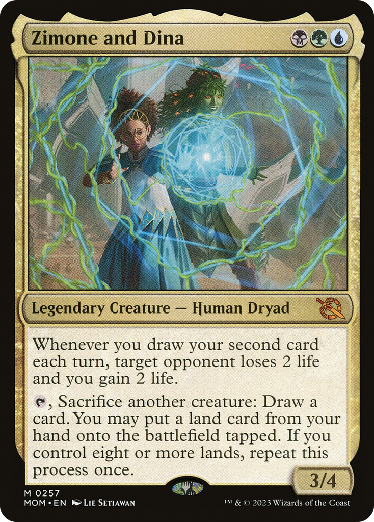 Magic: The Gathering - Zimone and Dina Foil - March of the Machine