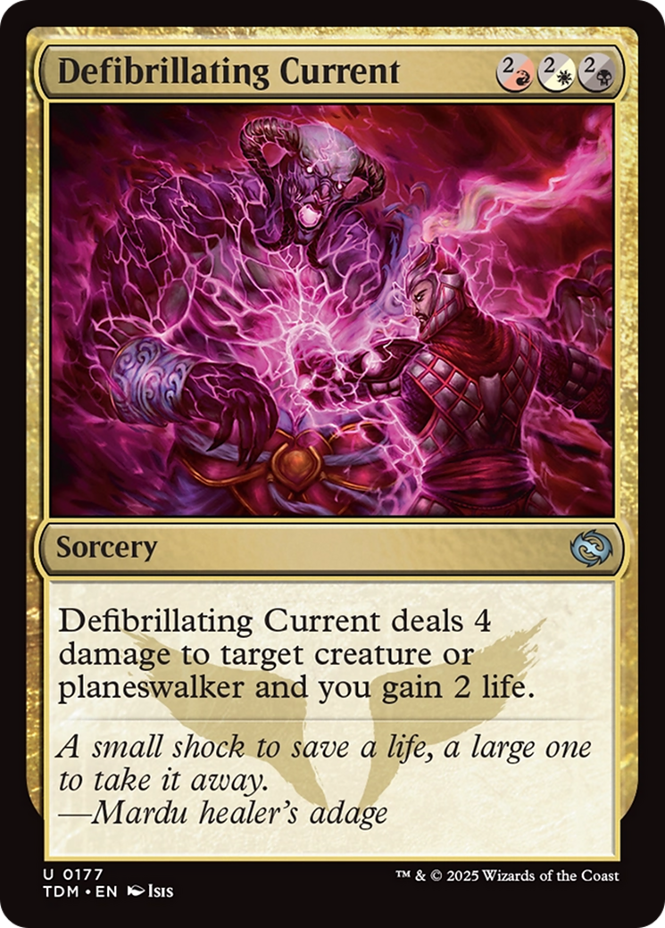 Magic: The Gathering - Defibrillating Current Foil - Tarkir: Dragonstorm