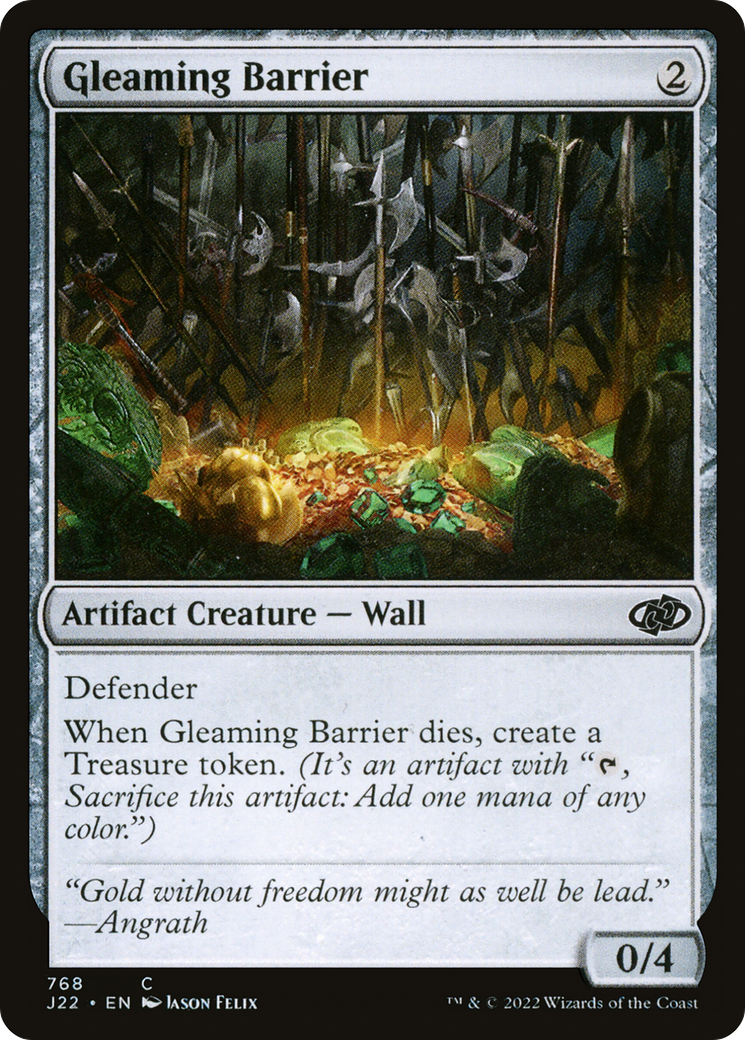 Magic: The Gathering - Gleaming Barrier - Jumpstart 2022