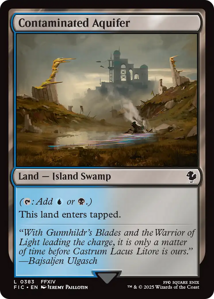 Magic: The Gathering - Contaminated Aquifer - Final Fantasy Commander