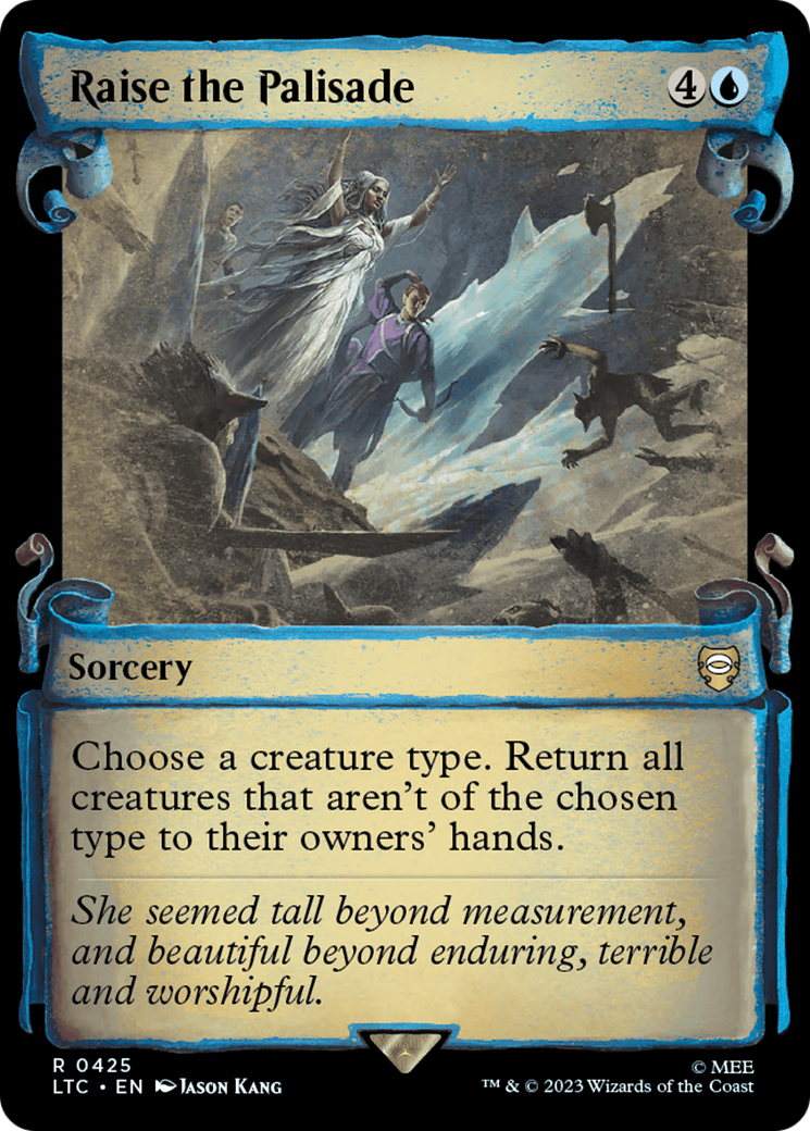Magic: The Gathering - Raise the Palisade Foil - Tales of Middle-earth Commander