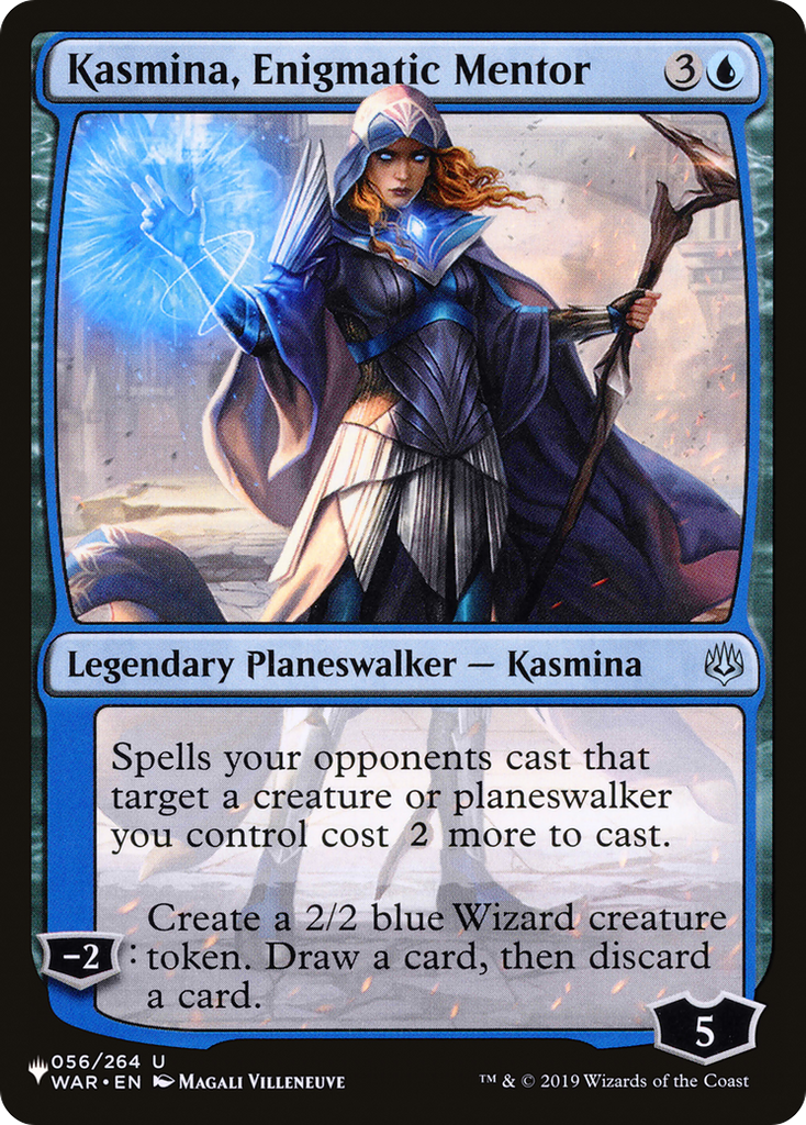 Magic: The Gathering - Kasmina, Enigmatic Mentor - The List