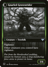 Magic: The Gathering - Dormant Grove // Gnarled Grovestrider Foil - Innistrad: Double Feature