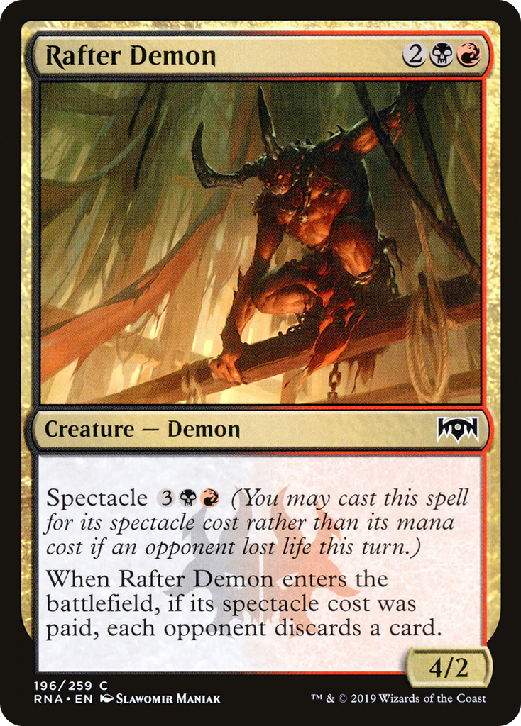 Magic: The Gathering - Rafter Demon Foil - Ravnica Allegiance