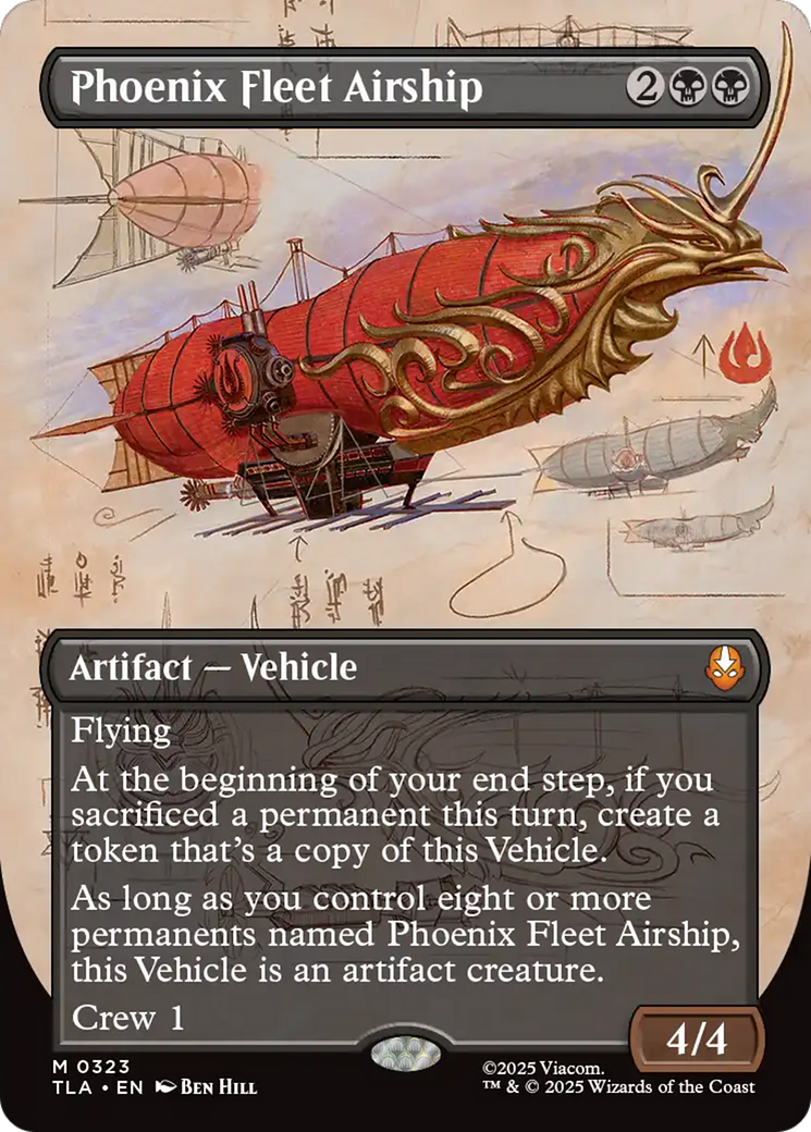 Magic: The Gathering - Phoenix Fleet Airship - Avatar: The Last Airbender
