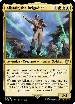 Magic: The Gathering - Alistair, the Brigadier - Doctor Who