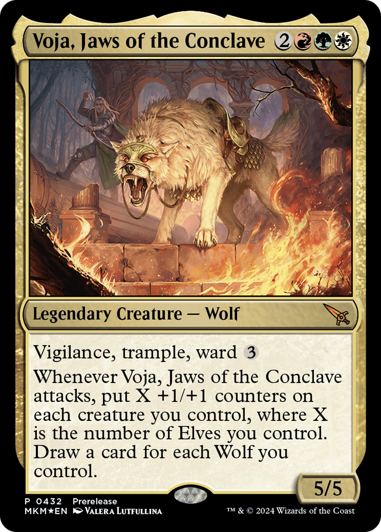 Magic: The Gathering - Voja, Jaws of the Conclave Foil - Murders at Karlov Manor