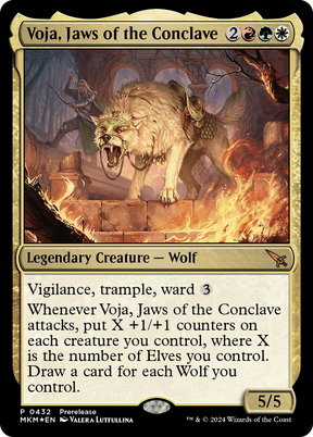 Magic: The Gathering - Voja, Jaws of the Conclave Foil - Murders at Karlov Manor