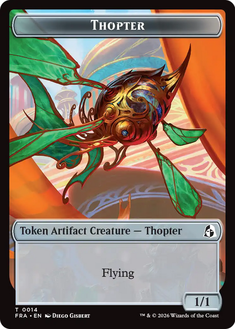 Magic: The Gathering - Thopter Token - Reality Fracture Tokens