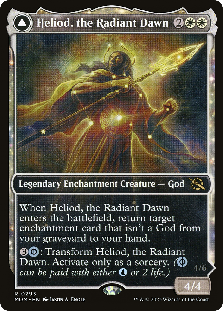 Magic: The Gathering - Heliod, the Radiant Dawn // Heliod, the Warped Eclipse - March of the Machine