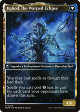 Magic: The Gathering - Heliod, the Radiant Dawn // Heliod, the Warped Eclipse Foil - March of the Machine