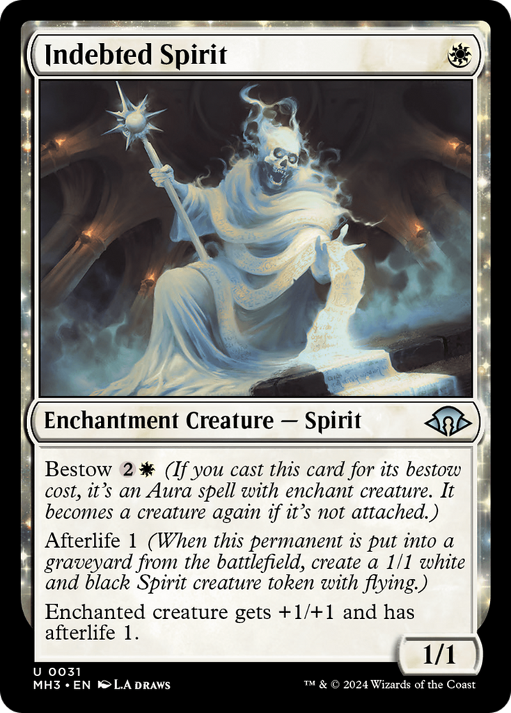 Magic: The Gathering - Indebted Spirit Foil - Modern Horizons 3