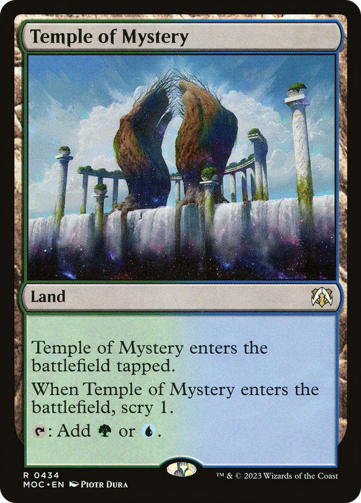 Magic: The Gathering - Temple of Mystery - March of the Machine Commander